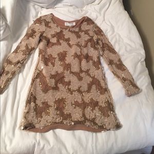 Dress the population sequin dress